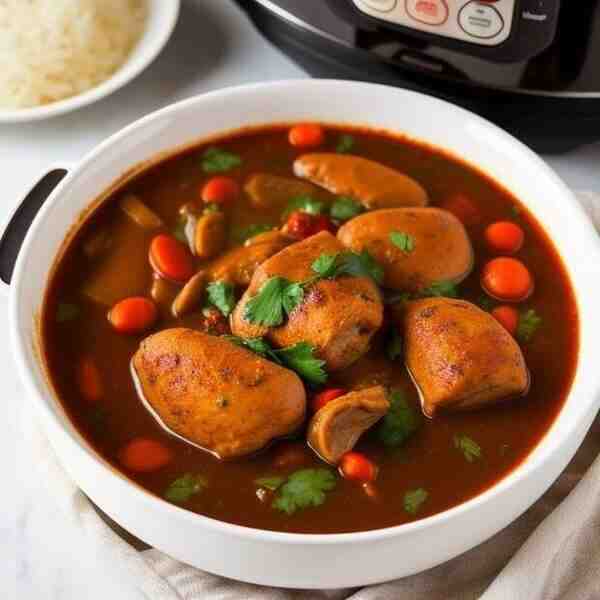 Рагу с курицей и овощами в мультиварке